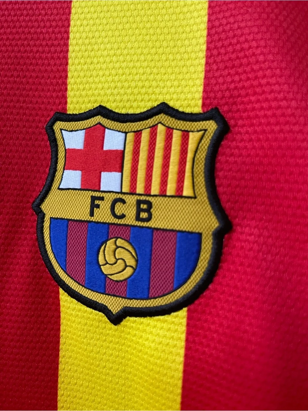Nike Men’s Long-Sleeve FC Barcelona 2013/14 Neymar Jr #11 Away Shirt, Size L